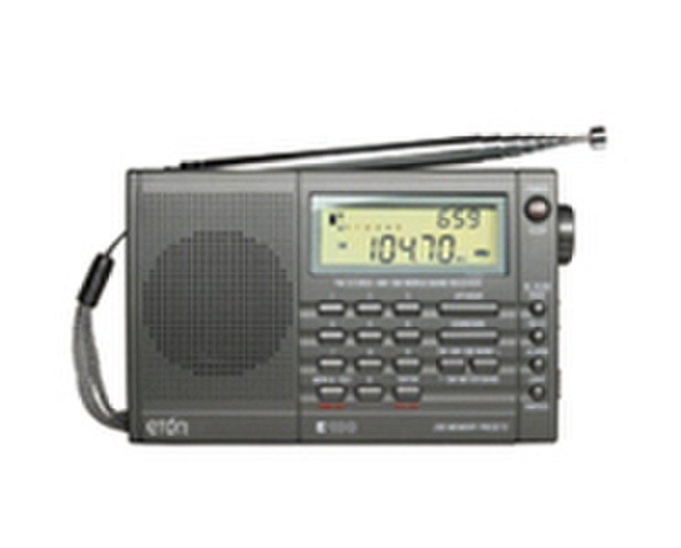 Eton E100 Deep silver Tragbar Digital Silber Radio