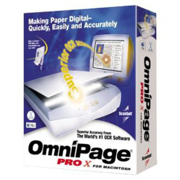 Nuance OmniPage Pro X, 501-1000u, FR, Mac