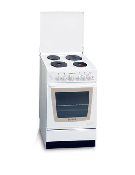 Edesa ROMAN-4E Freestanding Sealed plate C White cooker