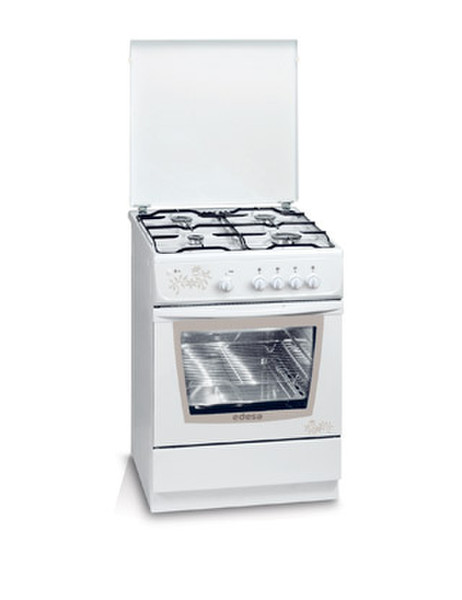 Edesa ROMAN-64BUT Freestanding Gas hob White cooker