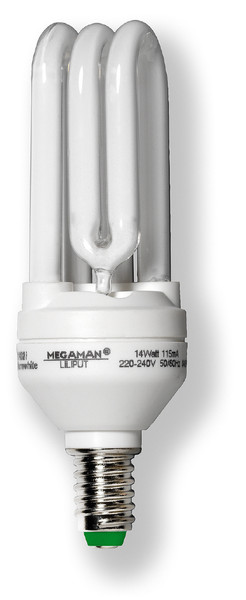 Megaman Liliput Longlife 14W 14W fluorescent bulb