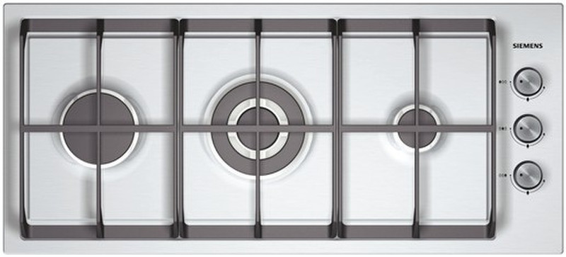 Siemens ER12553EU Встроенный Gas hob Cеребряный плита