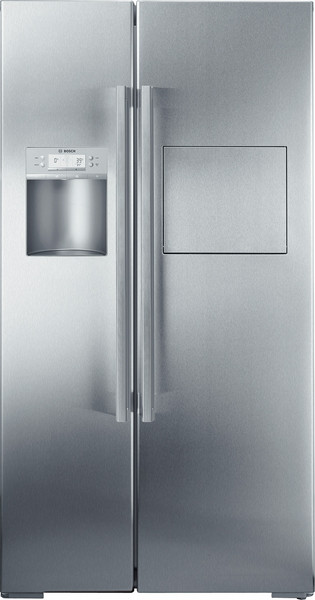 Bosch KAD63A70 Freistehend 533l Silber Side-by-Side Kühlkombination