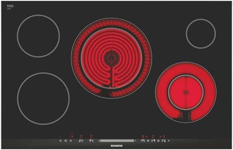 Siemens ET875MK11E Встроенный Ceramic hob Черный плита