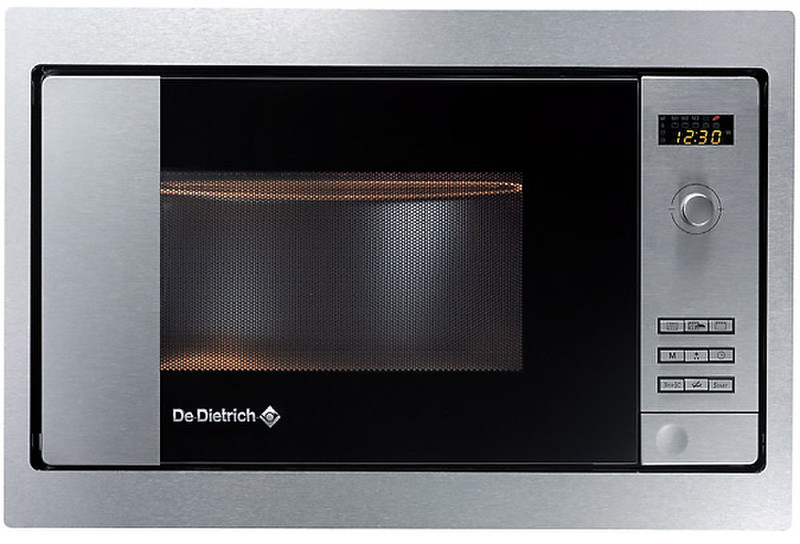 De Dietrich DME729X Встроенный 26л 900Вт Черный, Cеребряный микроволновая печь