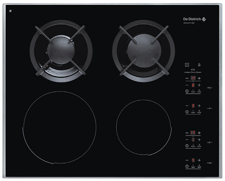 De Dietrich DTI721X built-in Combi Black hob