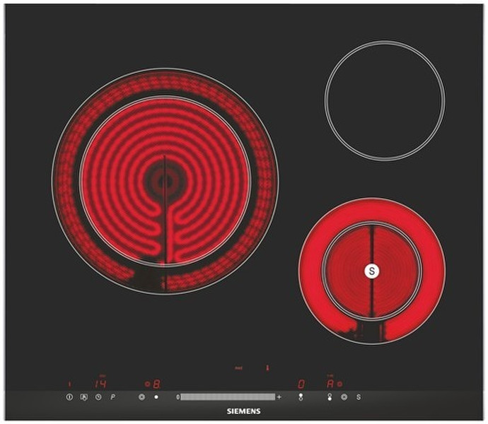 Siemens ET675MK21E Встроенный Ceramic hob Черный плита