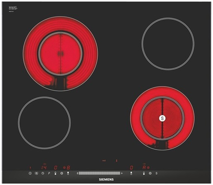 Siemens ET675MG21E Встроенный Ceramic hob Черный плита