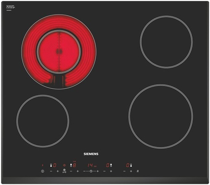 Siemens ET651TF11E Eingebaut Electric hob Schwarz Kochfeld