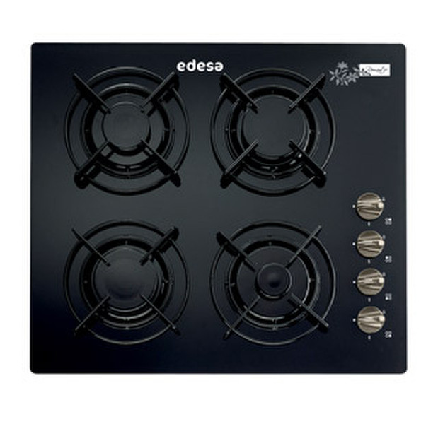 Edesa ROMAN-CI4GBUT built-in Gas hob Black hob