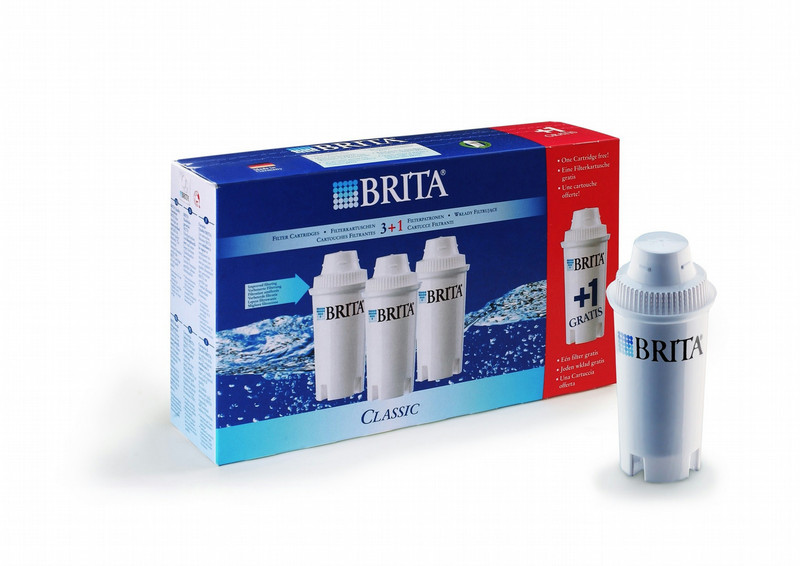 Brita Filter cartridges CLASSIC 3+1 free