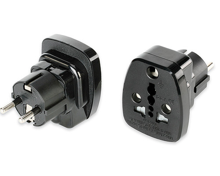 Ansmann Travelplug TP-EU plus Black power adapter/inverter