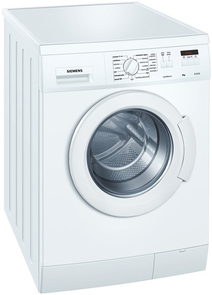 Siemens WM12E220EE Отдельностоящий Фронтальная загрузка 6кг 1200об/мин A+ Белый стиральная машина