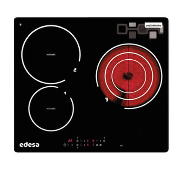 Edesa POP-IM23S built-in Combi Black hob