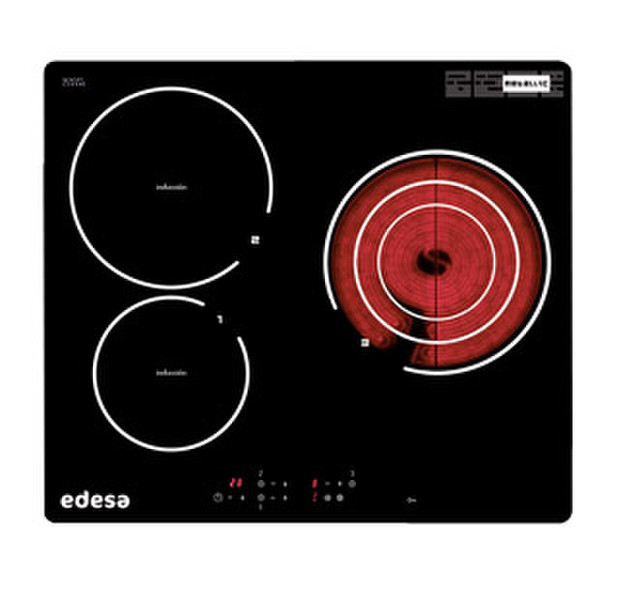 Edesa METAL-IM23S Eingebaut Electric hob Schwarz Kochfeld