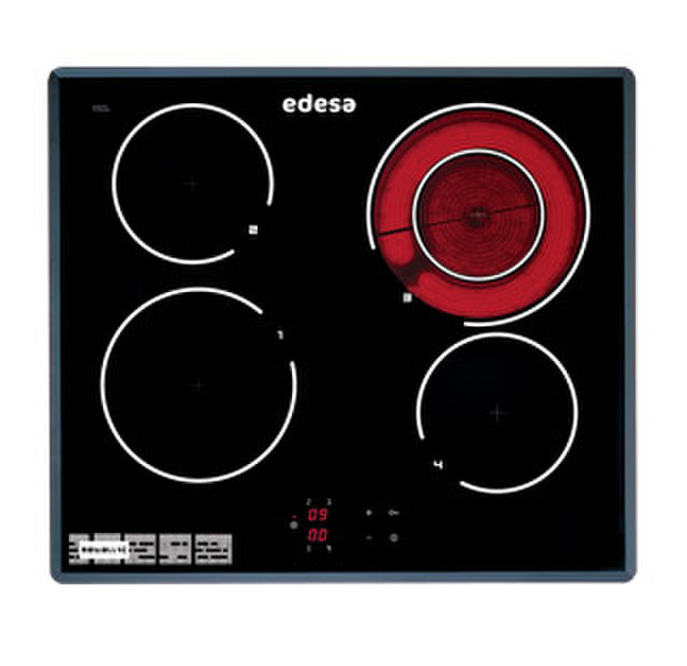 Edesa METAL-VT32S Встроенный Ceramic hob Черный плита