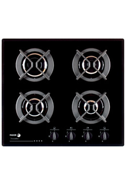 Fagor 5CFI-4G / NAT Tabletop Gas hob Black hob