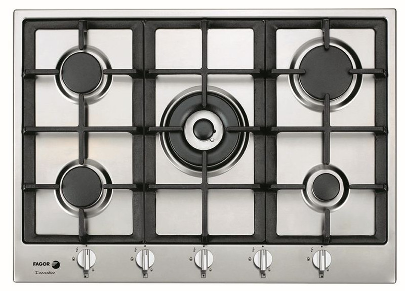 Fagor 3FI-5GLT X (BUT) Встроенный Gas hob Cеребряный