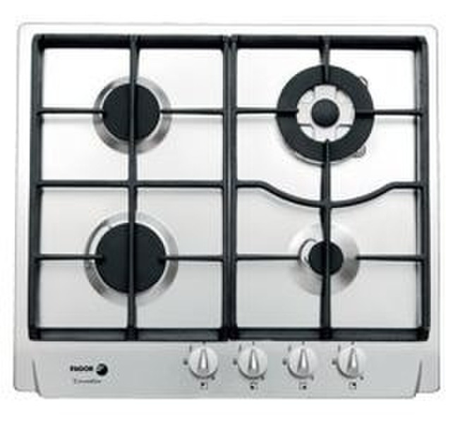 Fagor 5FI-4GLT X (BUT) Встроенный Gas hob Cеребряный