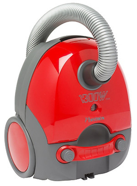 Bestron AS1300S Cylinder vacuum 2L 1300W Red vacuum