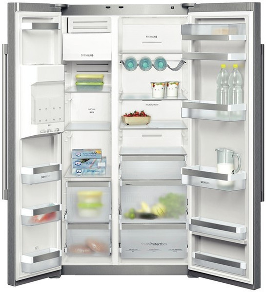 Siemens KA62DA70 freestanding 528L A+ Stainless steel side-by-side refrigerator