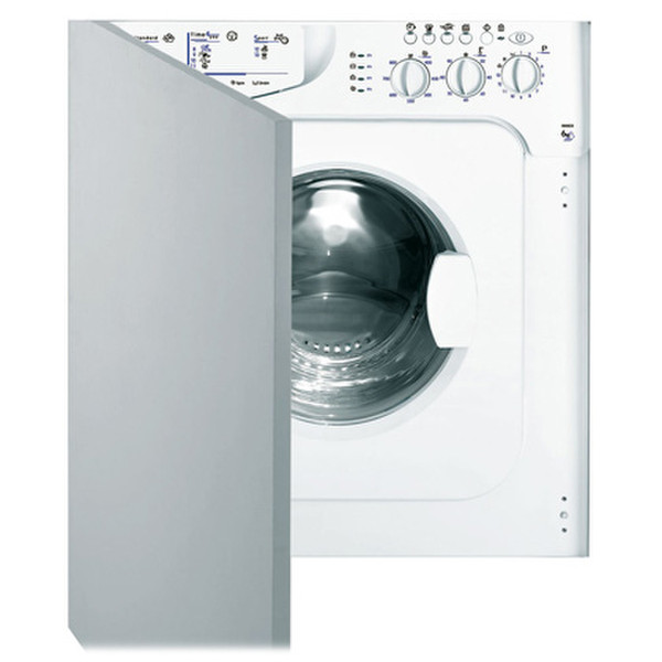 Indesit IWME 12 Отдельностоящий Фронтальная загрузка 6кг 1200об/мин A+ Белый стиральная машина