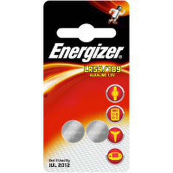 Energizer LR54/AG10 Щелочной 1.5В батарейки