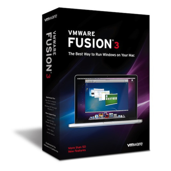 VMware Fusion 3.0 (Mac) - ESD, 10-49 Lic
