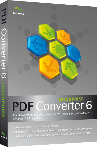 Nuance PDF Converter Enterprise 6, 251-500u, EN