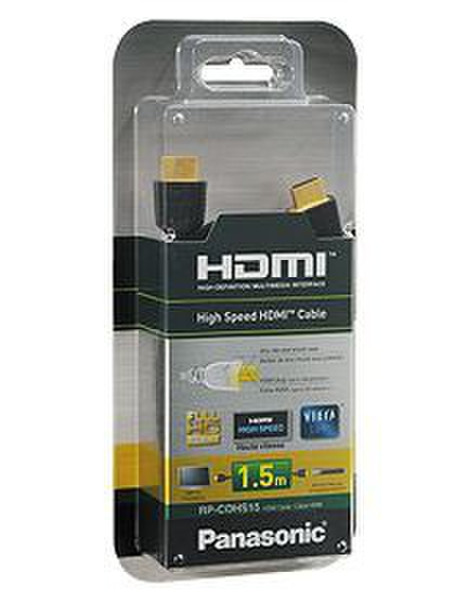 Panasonic RP-CDHS15E-K 1.5m HDMI HDMI Black HDMI cable