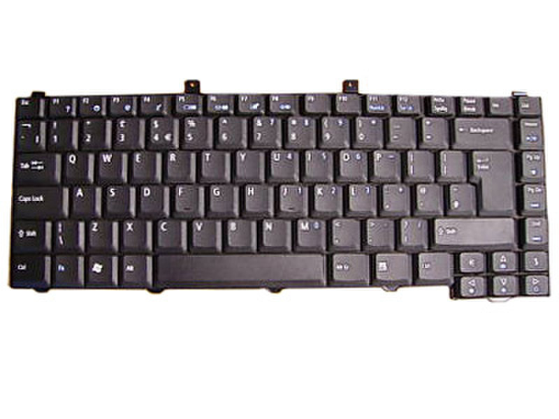 Acer Keyboard 85KS Black UK (Linux) QWERTY Английский Черный клавиатура