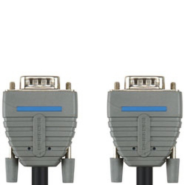 Bandridge BCL1102 2м VGA (D-Sub) VGA (D-Sub) Черный, Синий, Серый VGA кабель