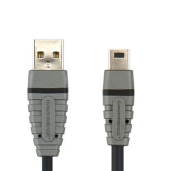 Bandridge 2m USB Cable 2м USB A Черный кабель USB