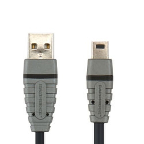 Bandridge 2m USB Cable 2m USB A Schwarz USB Kabel