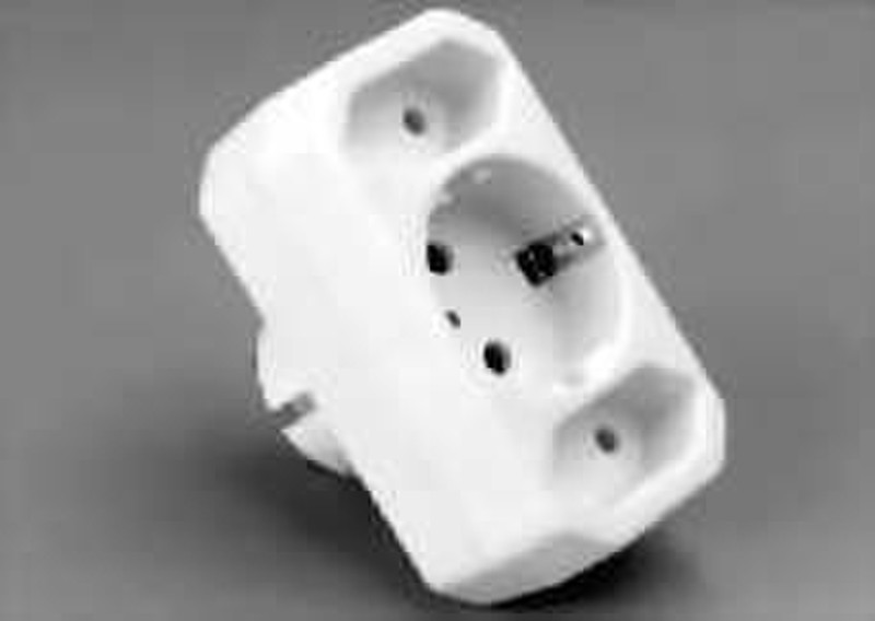 Auviparts Earthed plug adapter Белый адаптер питания / инвертор