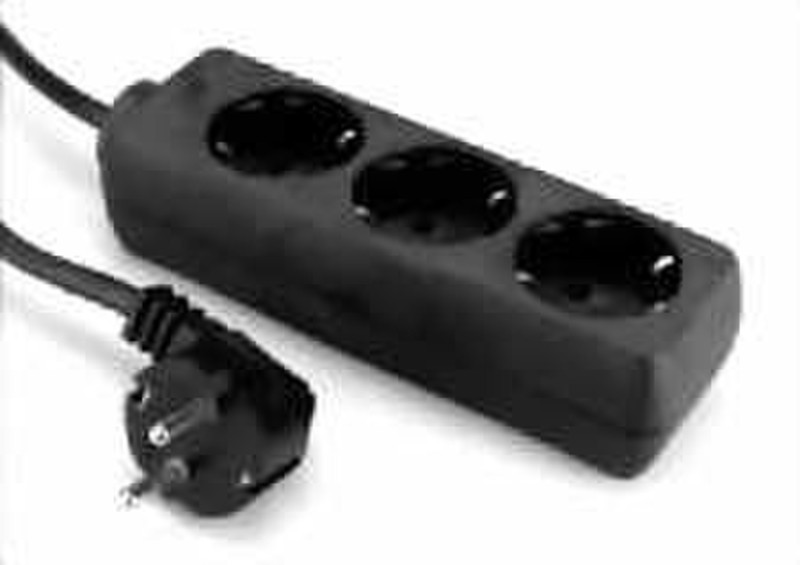 Auviparts Power block 3 x outlet 3m power extension