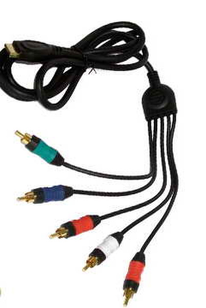 Gbooster PS3 Component Cable 2м Черный
