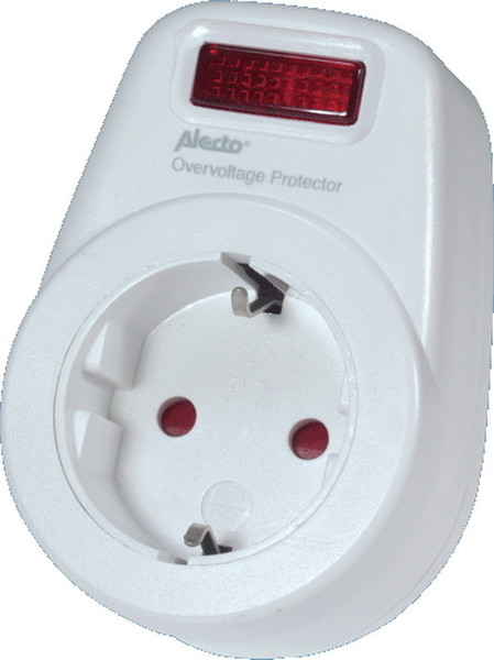 Alecto Overvoltage protector OSB-9 1AC outlet(s) 230V Weiß Spannungsschutz