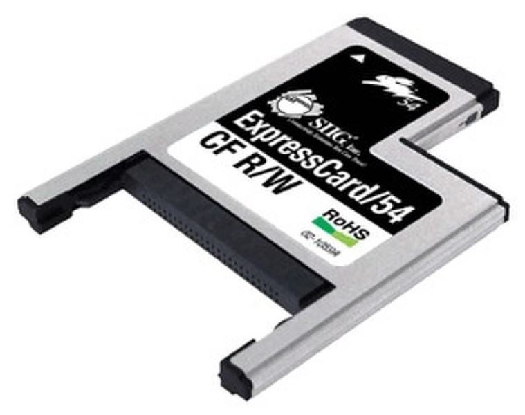 Siig CF Reader/Writer ExpressCard Cеребряный устройство для чтения карт флэш-памяти