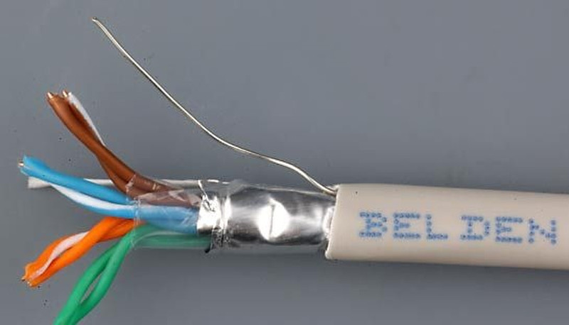 Belden FTP CAT5E 4PR 24AWG cable, 500m 500м сетевой кабель