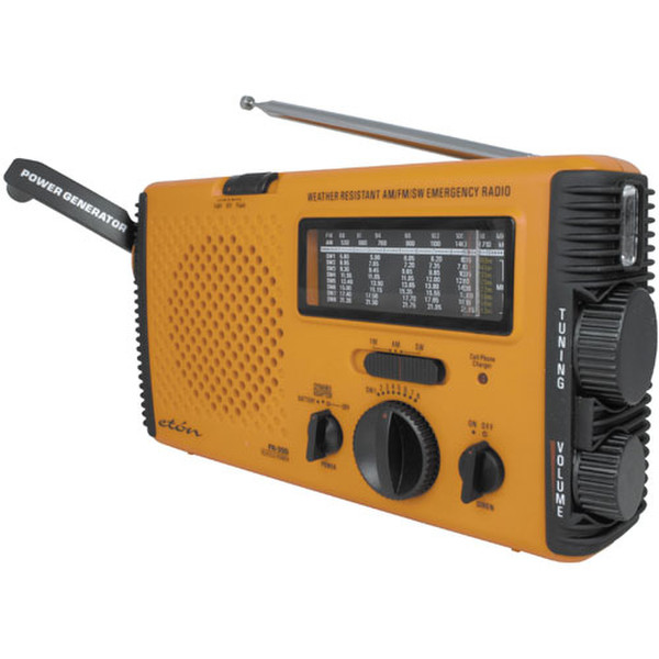 Eton FR350 Портативный Аналоговый Оранжевый радиоприемник