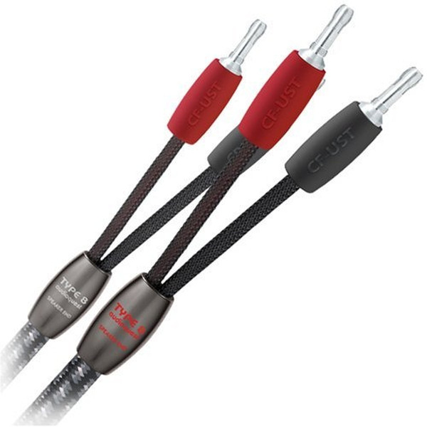 AudioQuest Type 8 0.9m Schwarz Audio-Kabel