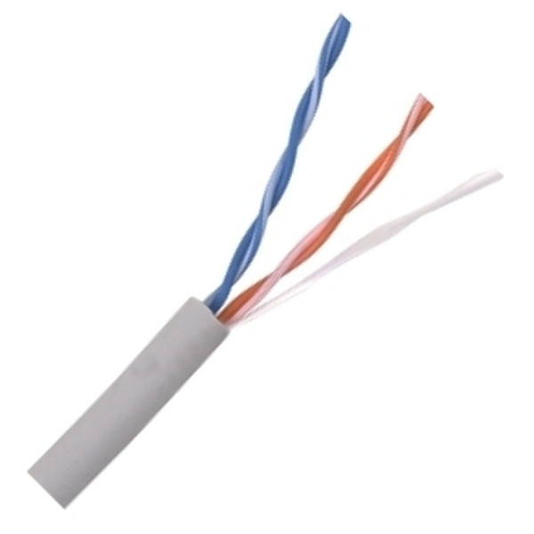 Belden DataTwist Cat3 2PR 24AWG cable, 305m 305м Серый сетевой кабель