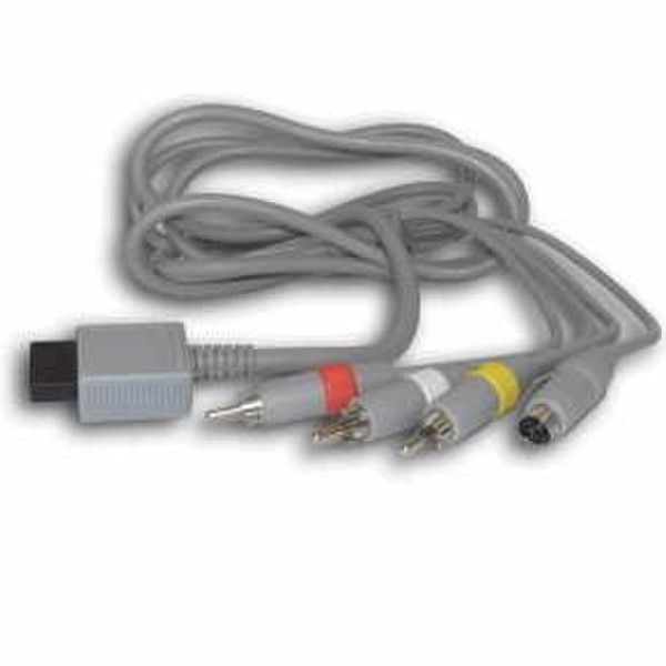 Gbooster Nintendo Wii S - AV 2м 4 x RCA Серый