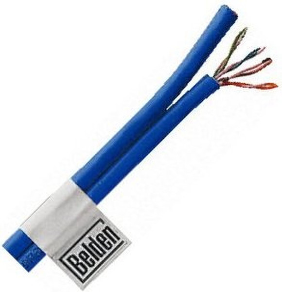 Belden UTP CAT5E 4PR AWG24 LSNH cable, 305m 305m Blue networking cable