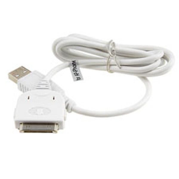 GloboComm GCABIPHONEUSB USB Белый дата-кабель мобильных телефонов