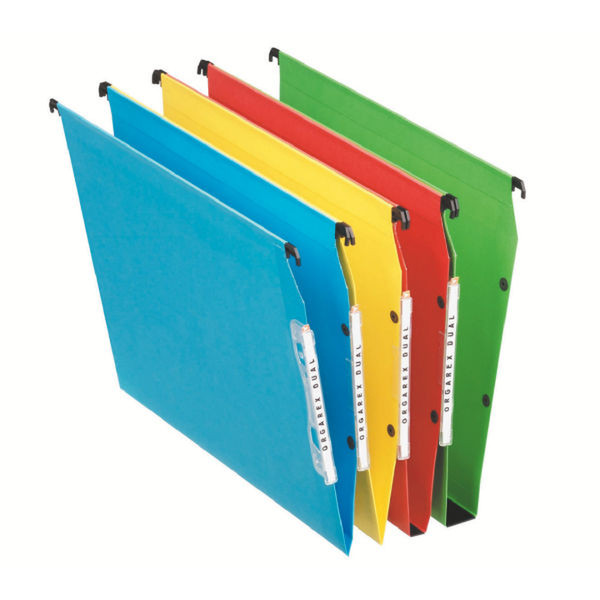 Esselte Orgarex Dual Visicolor Green folder