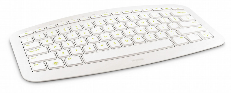 Microsoft ARC Keyboard Беспроводной RF QWERTZ Белый клавиатура