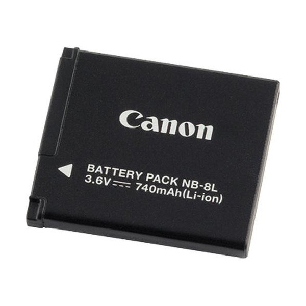 Canon NB-8L Lithium-Ion (Li-Ion) 740mAh 3.6V Wiederaufladbare Batterie