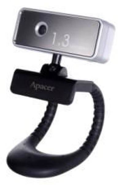 Apacer V211 USB 2.0 PC Webcam 1.3МП 2560 x 2048пикселей USB 2.0 Черный, Cеребряный вебкамера